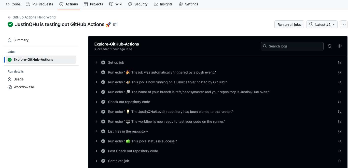 GitHub Action Workflow