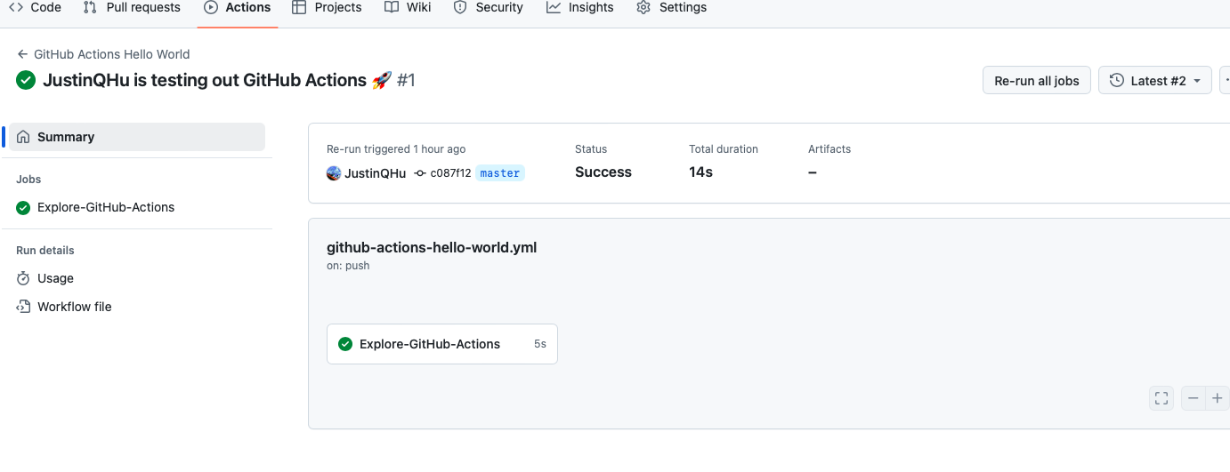 Github Action Workflow